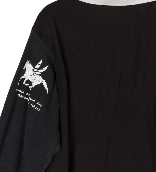 RUGBY TEE BLACK LARGE