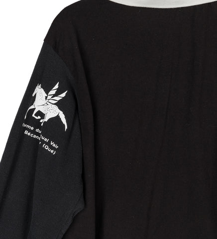 RUGBY TEE BLACK LARGE