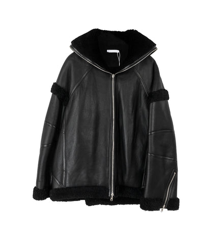 APEX TEDDY JACKET BLACK