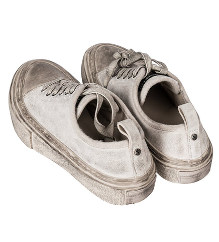 HALLI VULCANIZED LOW-TOP SNEAKERS CHALK