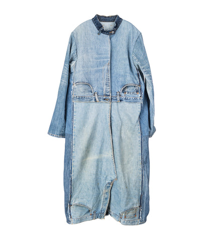 TAILORED PANTS COAT BLUE