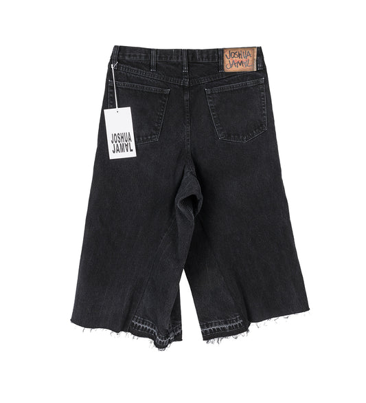 PADDED DENIM NBHD SHORTS BLACK