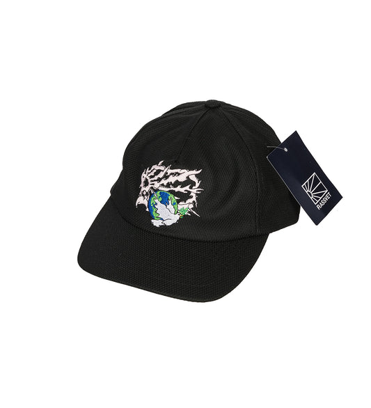 DOVE PEACE CAP BLACK