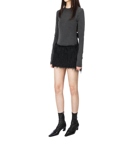 MICRO FRINGE SKIRT WINDOW