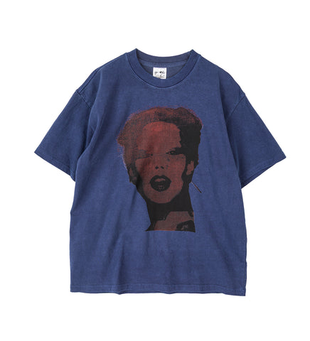 COCOON TEE WASHED NAVY