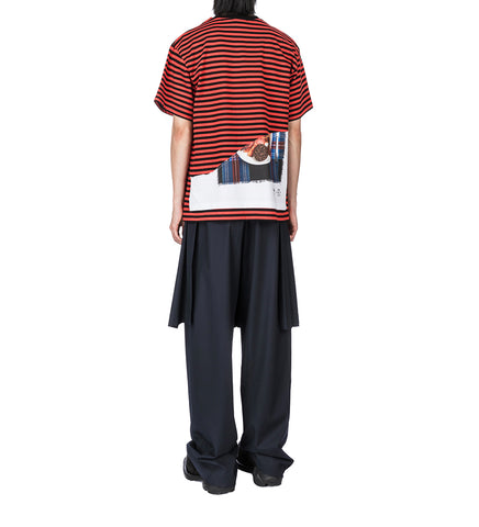 AULD HAG DOUBLE TEE RED