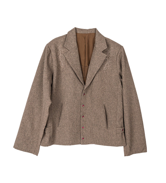WESTERN BLAZER BROWN