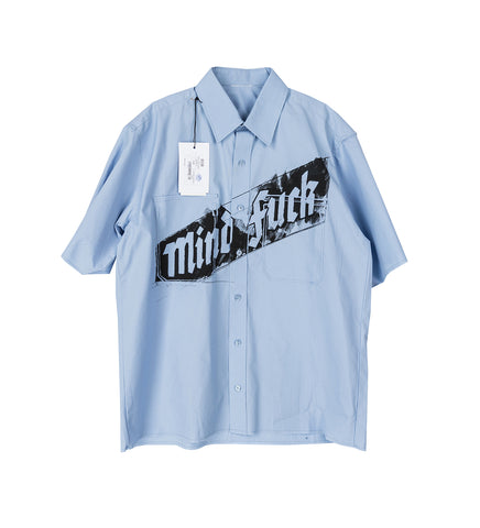 MINDFUCK MILITARY SHIRT LIGHT BLUE