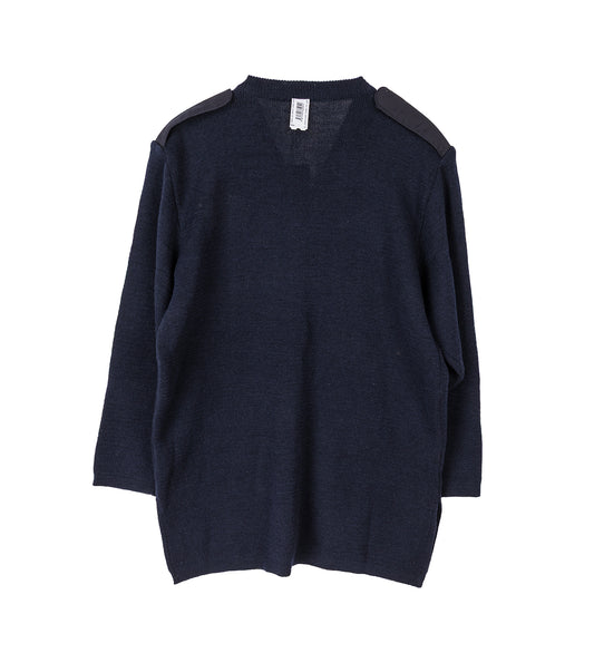 JEWELRY BUTTON CARDIGAN NAVY BLUE