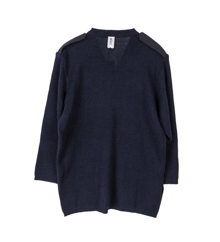 JEWELRY BUTTON CARDIGAN NAVY BLUE
