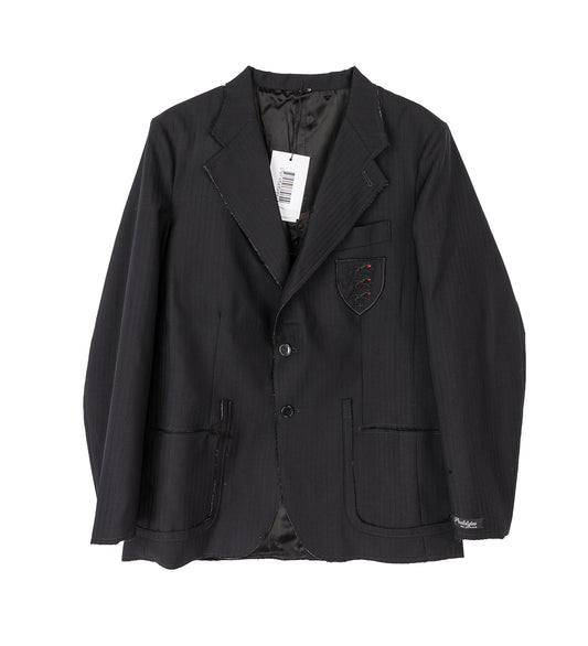 CREST TAILORED JACKET BLACK