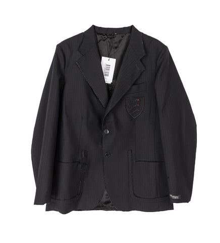 CREST TAILORED JACKET BLACK