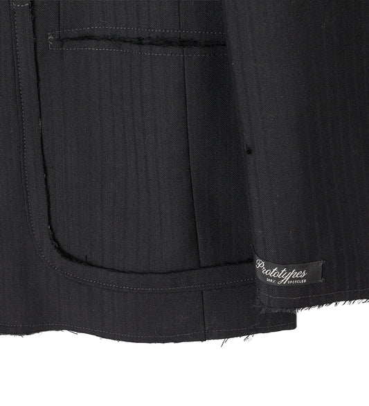 CREST TAILORED JACKET BLACK