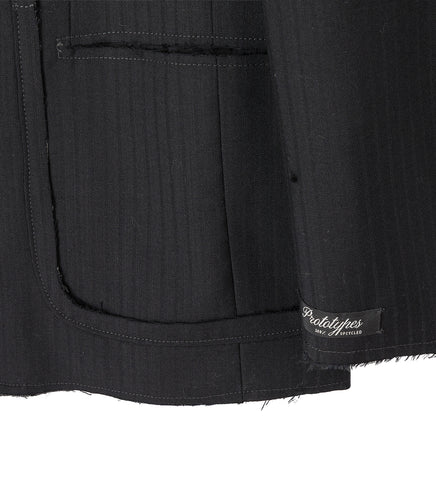 CREST TAILORED JACKET BLACK