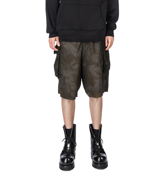 NEW CAMO SHORT BLACK