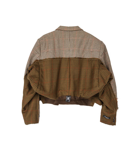 2-WAY TAILORED JACKET BROWN #1