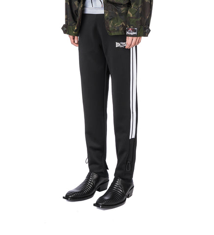 POLY JERSEY TOOGLE PANTS BLACK