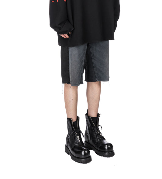 NEW DENIM SHORTS BLACK SMALL/MEDIUM