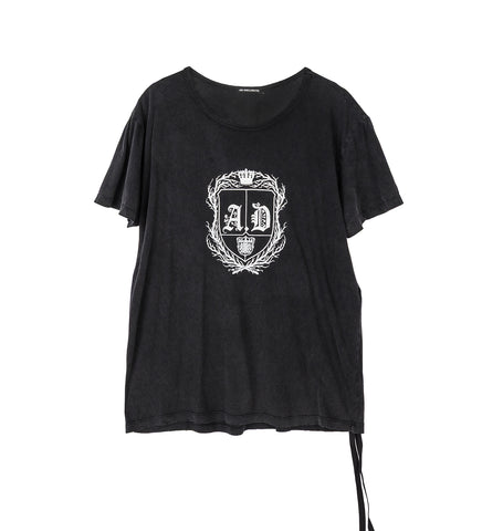 IDAR AD EMBLEM CROPPED T-SHIRT FADED BLACK