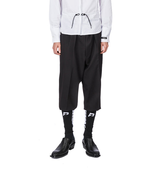 TAILORED STIRRUP PANTS BLACK
