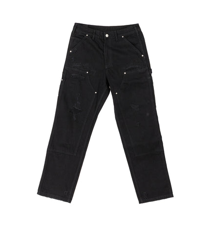 HENCH DOUBLE KNEE PANTS BLACK