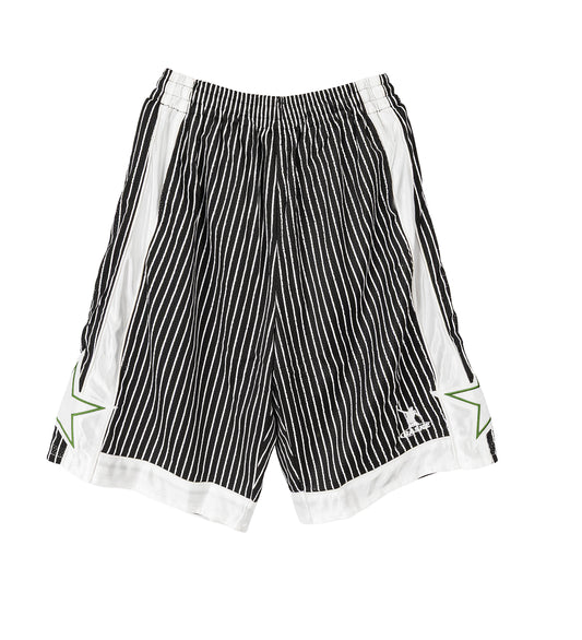 BAND1 OVERSIZED GYM SHORTS PINSTRIPE