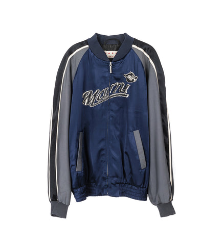 BLOCK BOMBER WITH PATCH DEEP BLUE