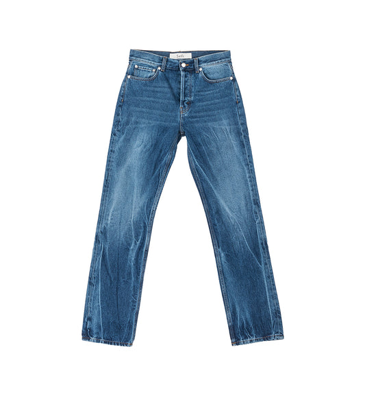 STRAIGHT CUT JEANS LIGHT WASH