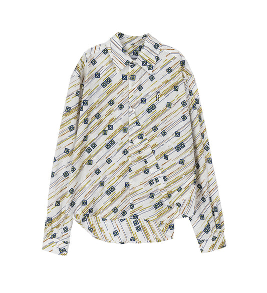 OHNE K-DART SHIRT FLORAL BRUSH