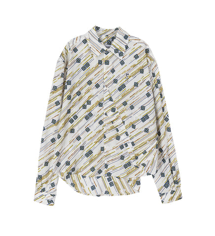 OHNE K-DART SHIRT FLORAL BRUSH