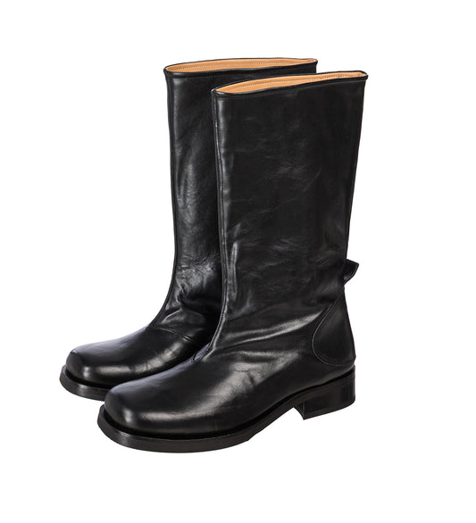 HAUL CAMOIN BOOT LICENCE BLACK GLASSY BOVINE