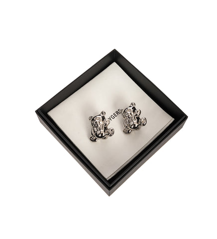 CANISTER BEAR EARRINGS SILVER