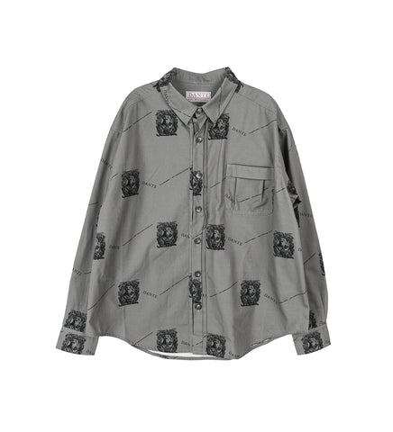 KIKO KOSTADINOV X THE DANTE COLLECTION DANTE POCKET SHIRT DANTE GREY