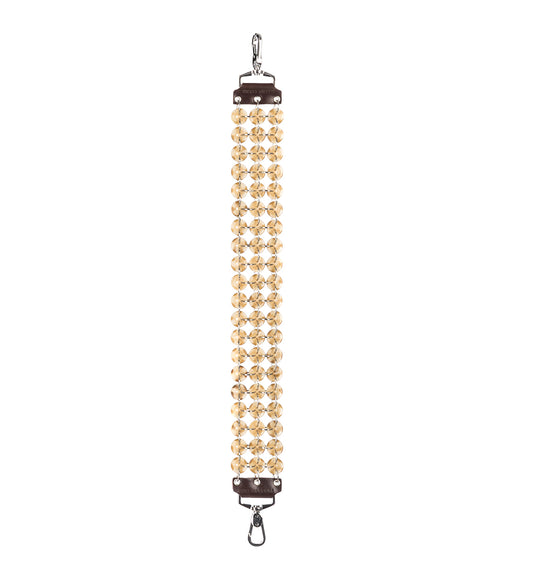 SHORT BUTTON STRAP CREAM