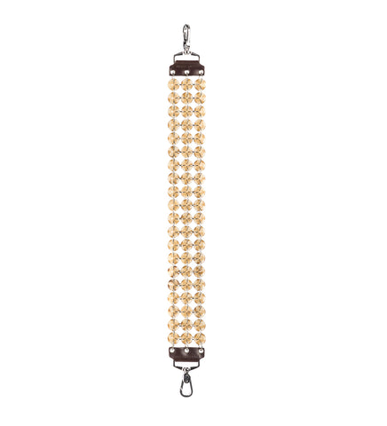 SHORT BUTTON STRAP CREAM
