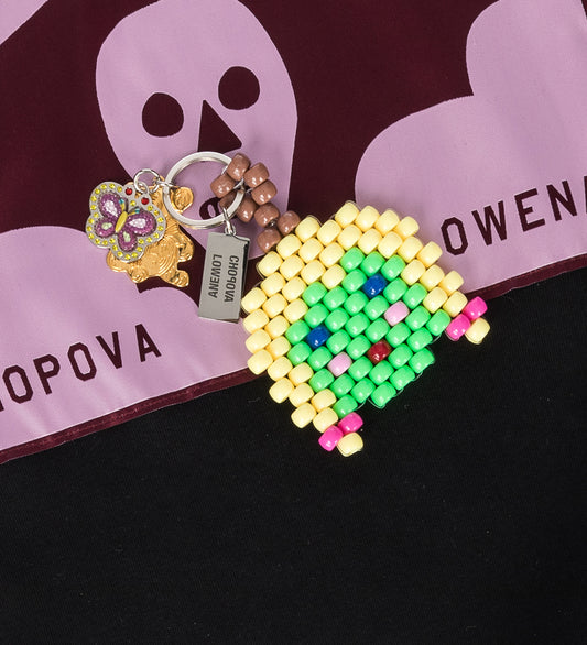 MEG KEYRING GREEN