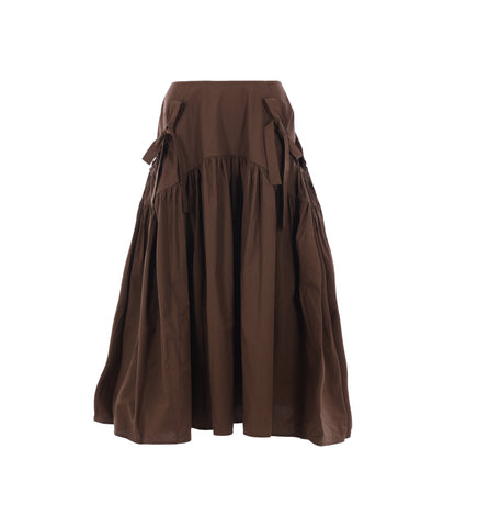 JUSTICE SKIRT BROWN