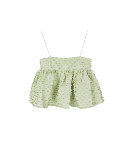 BABETTE TOP PASTEL GREEN
