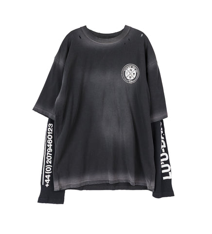 DOUBLE DECK TEE CORRODED BLACK
