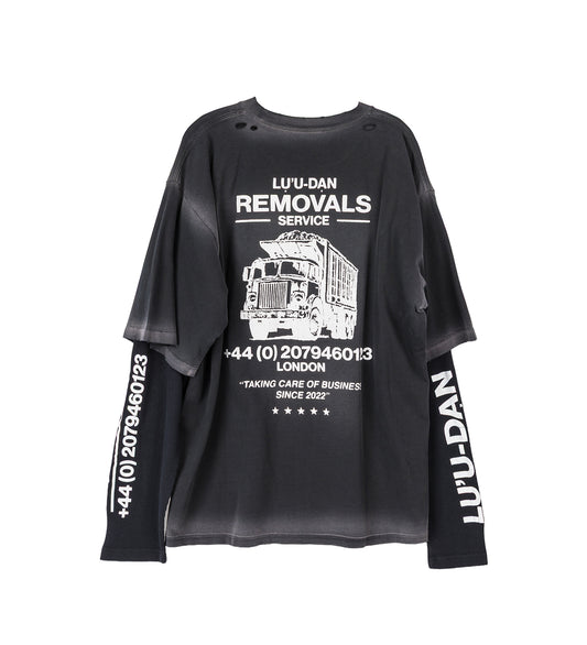 DOUBLE DECK TEE CORRODED BLACK