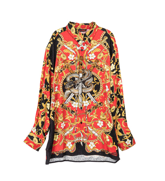 SLIM FIT SHIRT GILDED RED