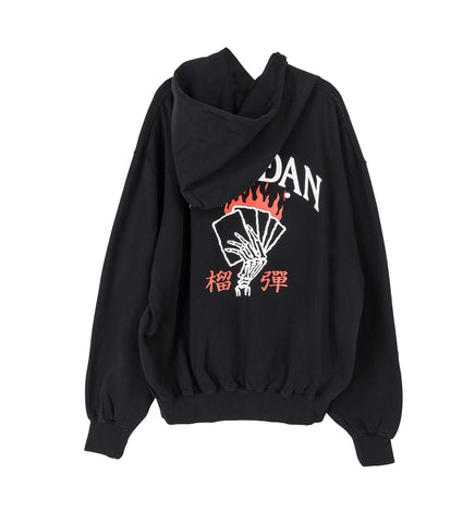 BLACKLISTED AFTERMATH HOODIE SOFT BLACK