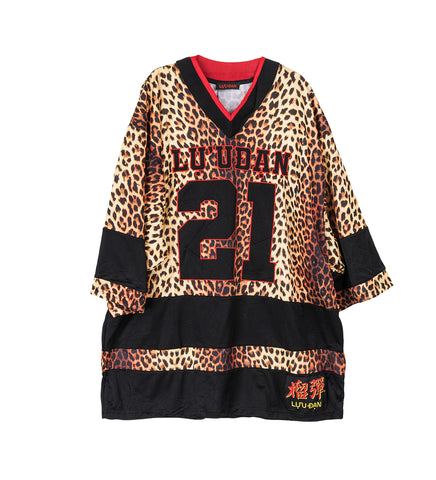 HOCKEY TOP L-D LEOPARD
