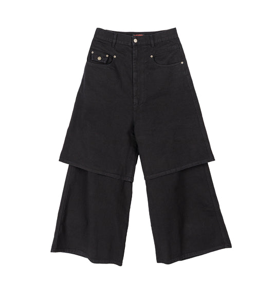 DOUBLE-DECK DENIM BLACK RINSE