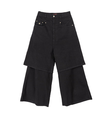 DOUBLE-DECK DENIM BLACK RINSE