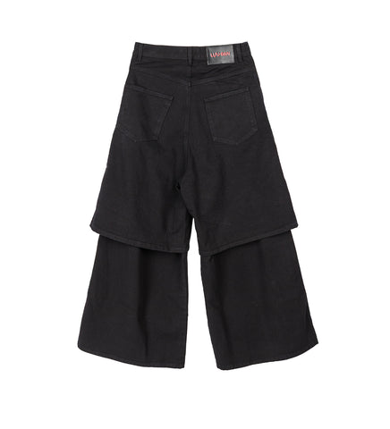 DOUBLE-DECK DENIM BLACK RINSE