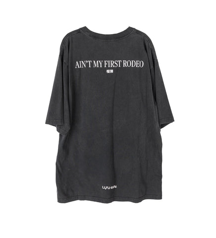OVERSIZED CONCERT TEE VINTAGE BLACK