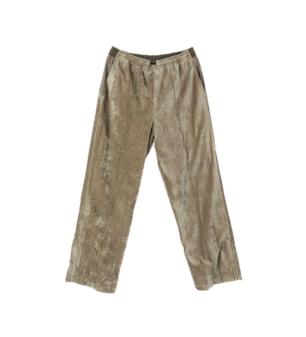 VELVET TRACK PANTS KHAKI