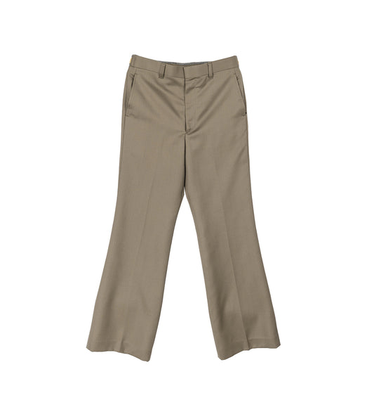 WOOL MOHAIR PANTS KHAKI
