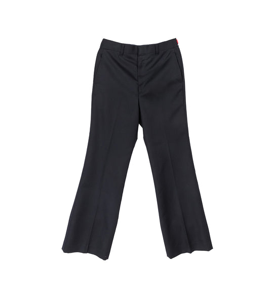WOOL MOHAIR PANTS NAVY